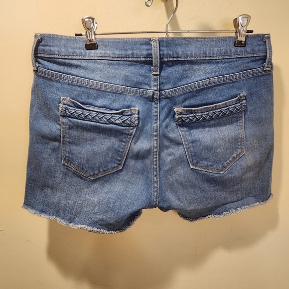 GAP Women's summer denim short washed blue size 10 - Picture 5 of 12